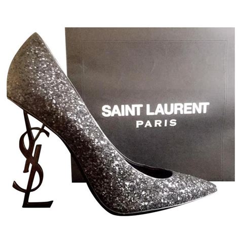 ysl heels sparkly|ysl denim heels.